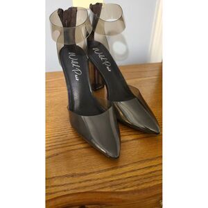 Wild Pair  Womens‎ DELLIEV Dressy Evening Special Occasion Block Heels Black
